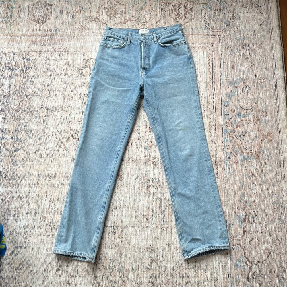 AGOLDE Lana Straight in Riptide sz 27
